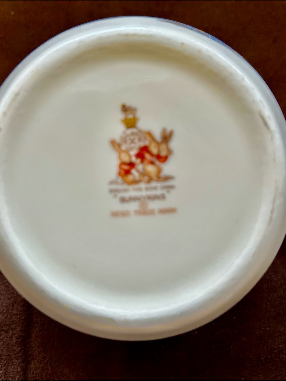 Royal Doulton Children's Bunny Parade Plate - White with Multicolor Accents - Picture 7 of 16